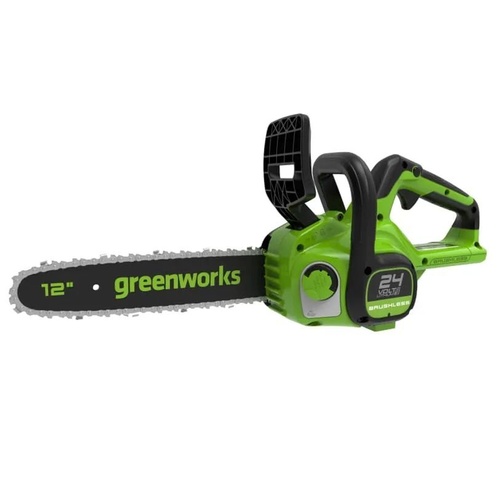 Цепная пила аккумуляторная GD24CS30 б/щ 30см (без АКБ и ЗУ) 24В Greenworks
