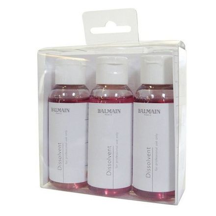 Balmainhair Жидкость для снятия (горячего) наращивания на кератиновых капсулах Dissolvent, 3 bottles