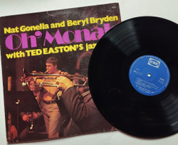 Винтажная виниловая пластинка LP Nat Gonella And Beryl Bryden With Ted Easton Jazzband When You are Smiling (Holland 1970)