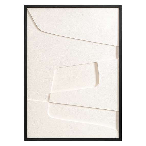 Фактурное панно с эффектом 3D Minimalism, 50х70 см, бежевый