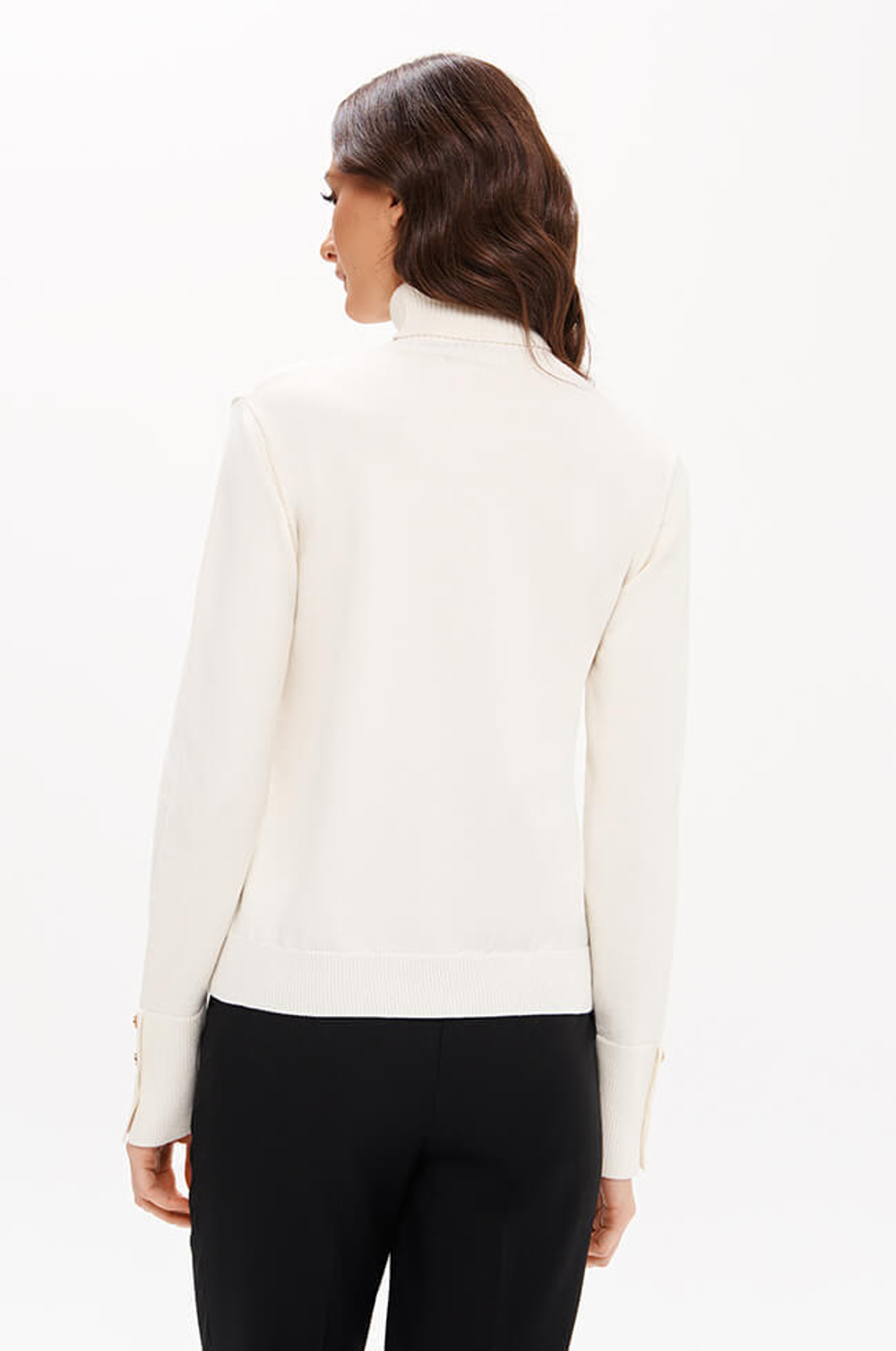 23375 Свитер женский (молочный)