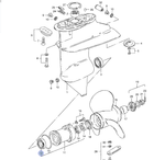 Подшипник 25x47x12 Suzuki 9.9-20лс (оригинальный арт. 08110-60050)