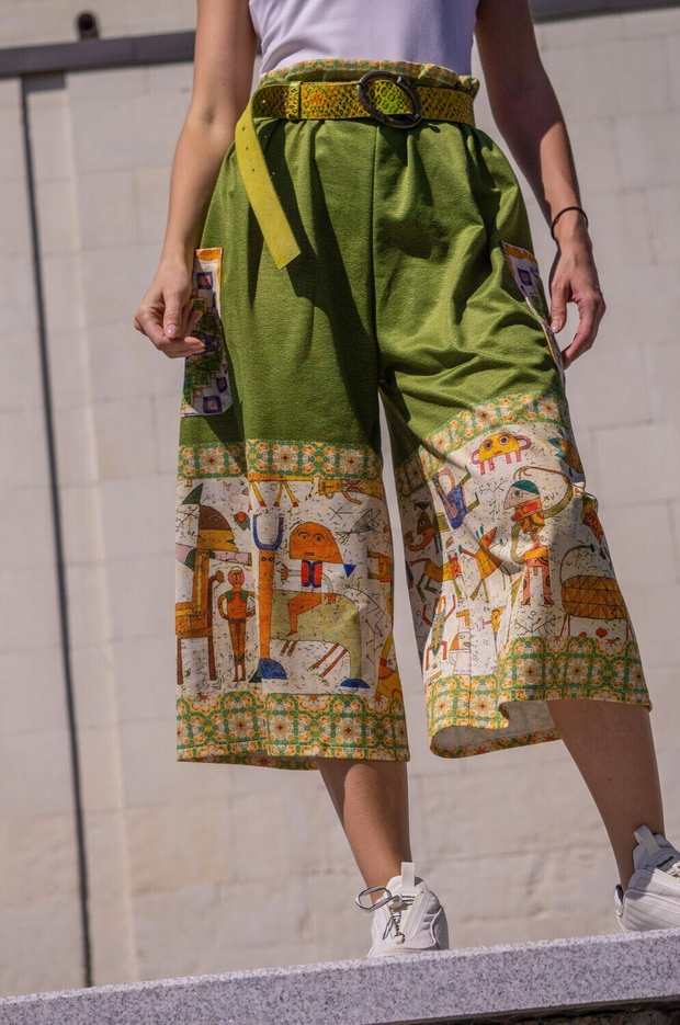 Брюки-кюлоты  "Прелюдия к цивилизации"