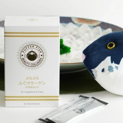 Предзаказ 21 день ‼️ 
GINZA TOMATO PUFFER FISH (FUGU) BEAUTY COLLAGEN with Genuine Pearl Jelly