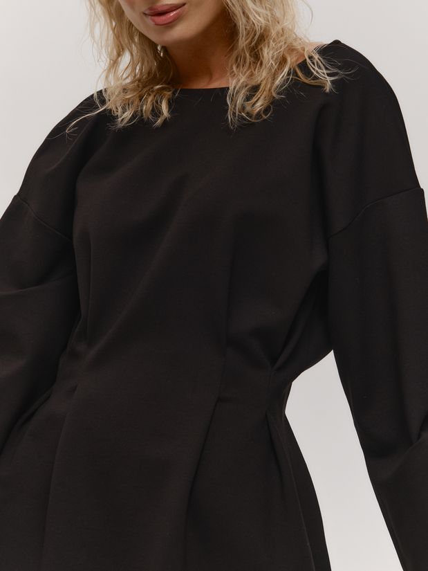 Платье мини Адель, черное