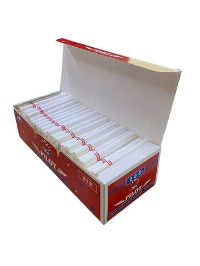 Гильзы для сигарет "PILOT" KS Red 8/15мм 200шт