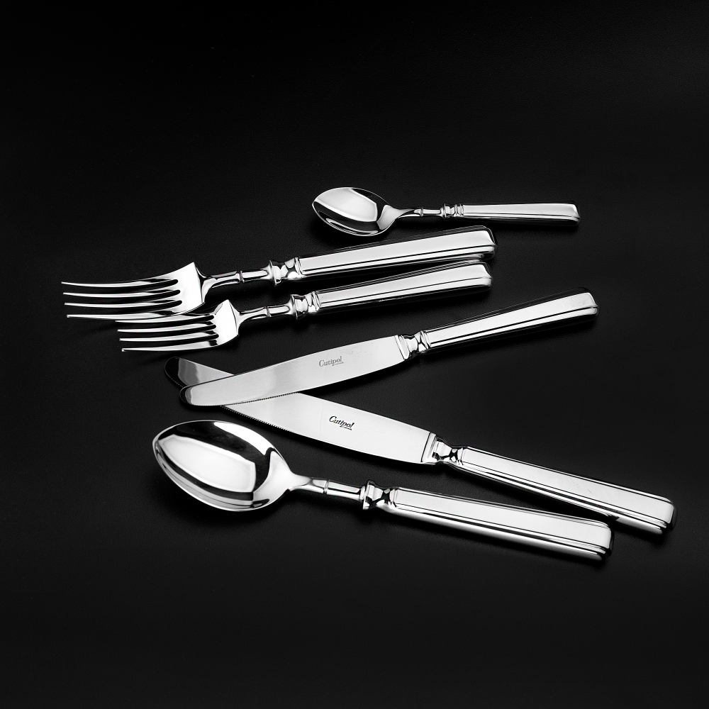 Набор столовых приборов на 12 персон 72 предмета Cutipol Piccadilly Bright