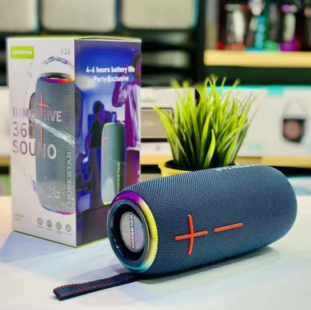 Беспроводная колонка Hopestar P35 360 sound Dual light