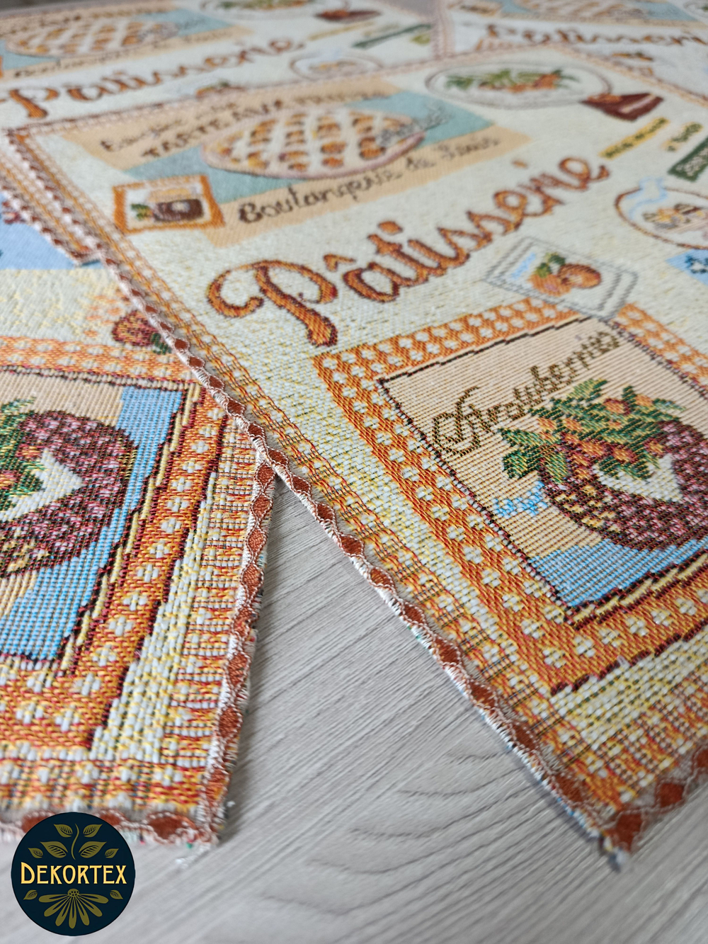 Набор декоративных гобеленовых салфеток Домашний десерт 32х32 (4 шт.)