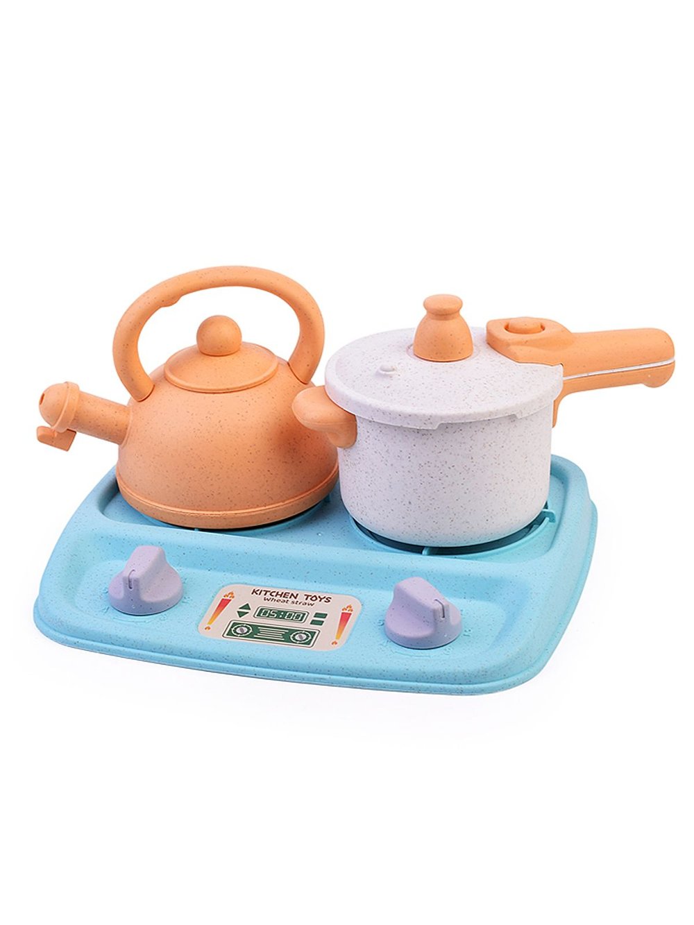 Набор посуды детский с плитой, чайником и кастрюлей (HG-9042)