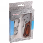 Набор туристический нож+карабин 16,7см, KT309