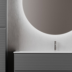 Тумба подвесная под раковину Sancos Folk, Grey soft 1195х445х500