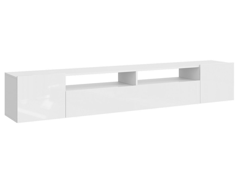 Тумба под телевизор напольная Дуб крафт золотой/Холст вулкан, 160,2х30,8х60 см