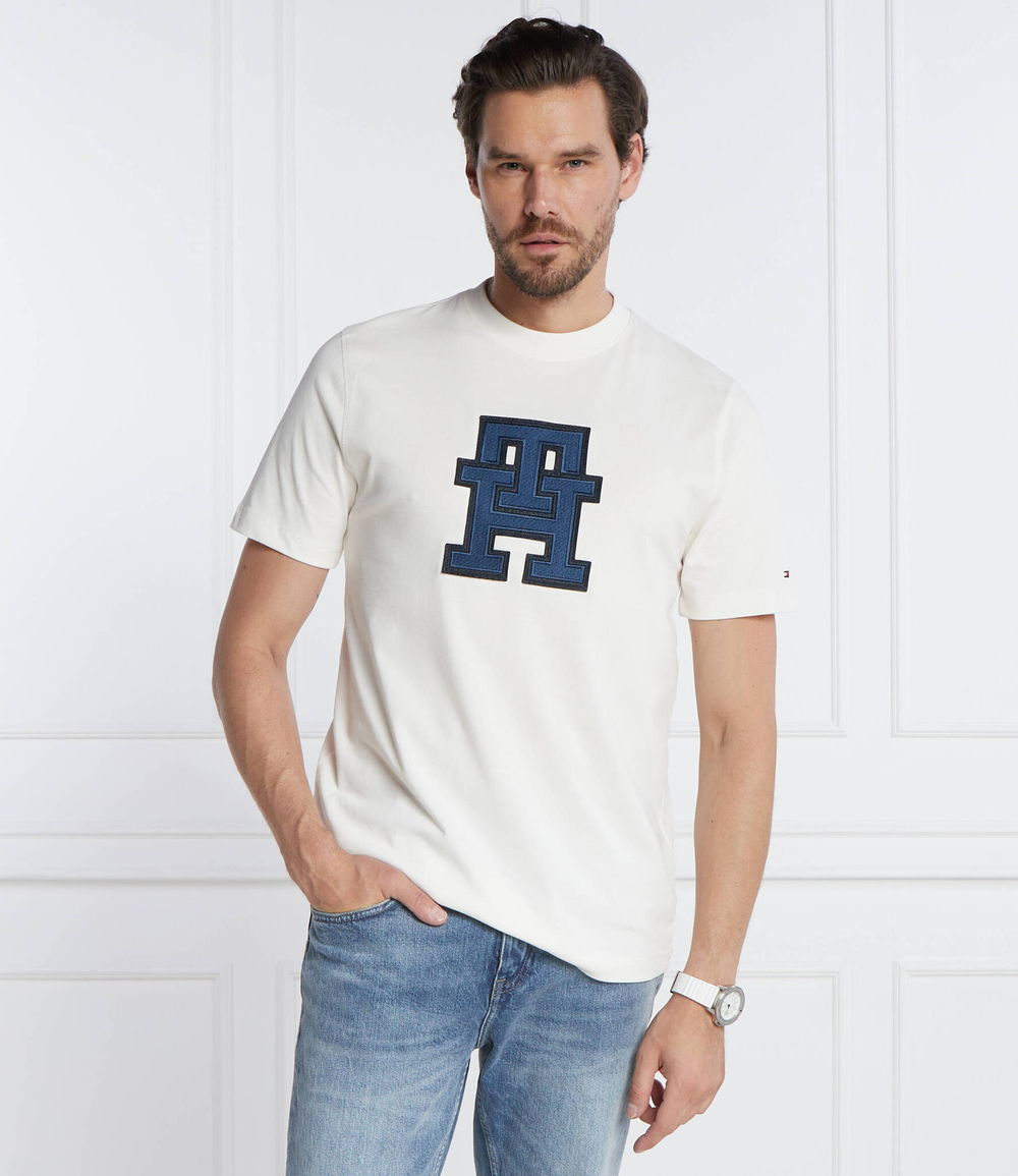Футболка MONOGRAM APPLIQUE Tommy Hilfiger - белый(MW0MW32589)
