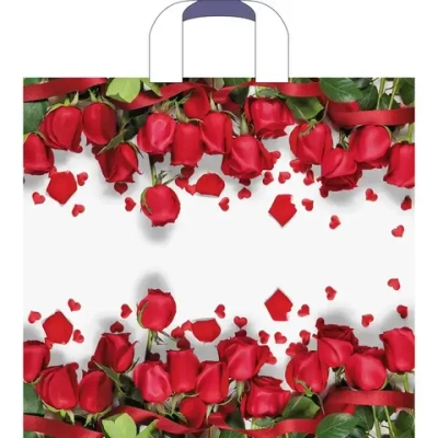 Пакет ПЭ с петлевой ручкой 38+3см(Гран При) Артпласт (х50) (комплект 50 шт)