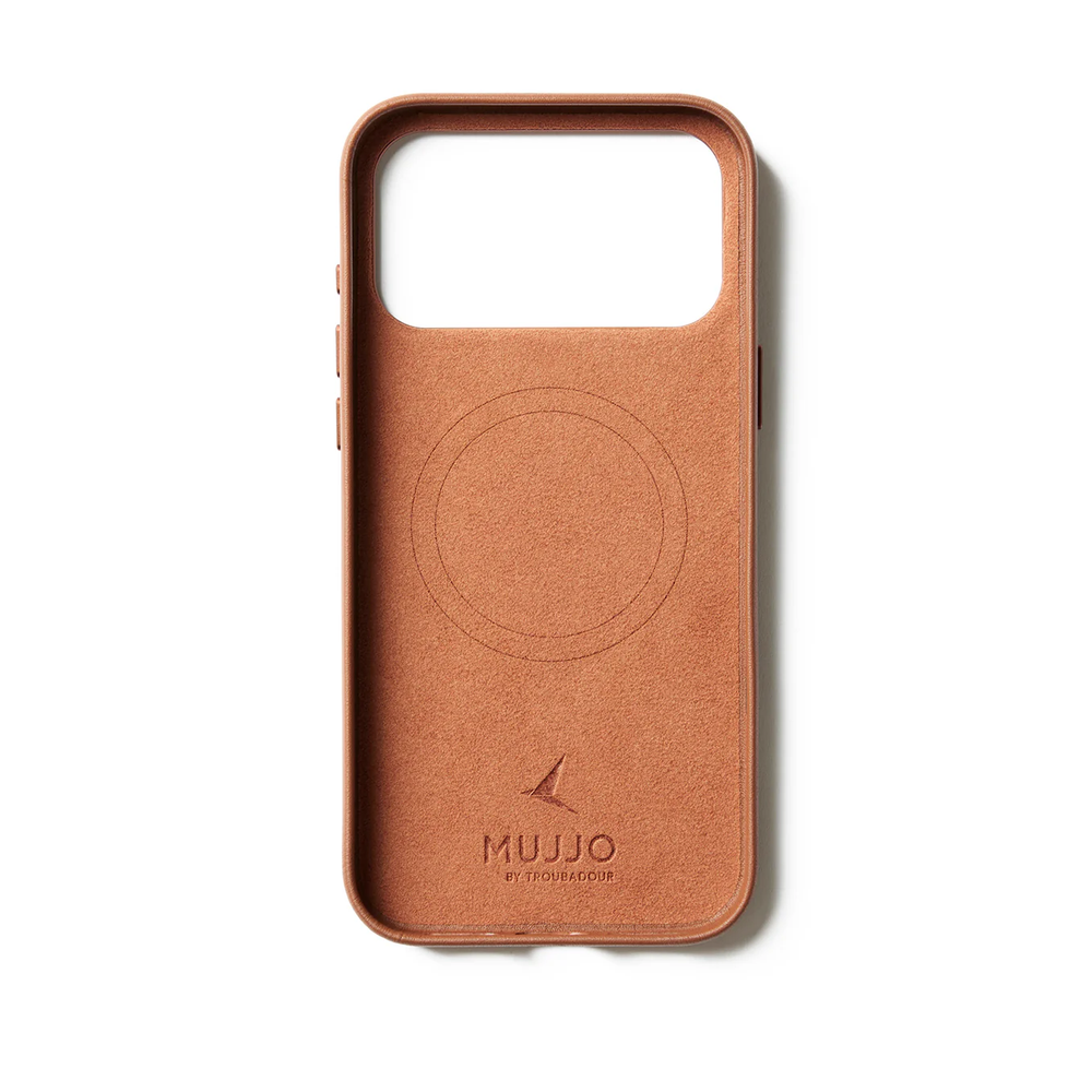Чехол Mujjo Leather для iPhone 17 Pro Max песочный