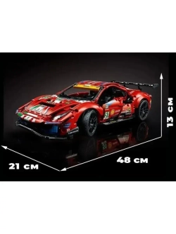 Конструктор суперкар Ферарри Ferrari 488 GTE 1677 деталей