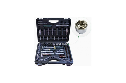 Набор торцевых головок и вставок RF-41082-7-PREMIUM 1/2" & 1/4"DR 6-гранных (S/L) 108пр + 6пр. ROCKFORCE