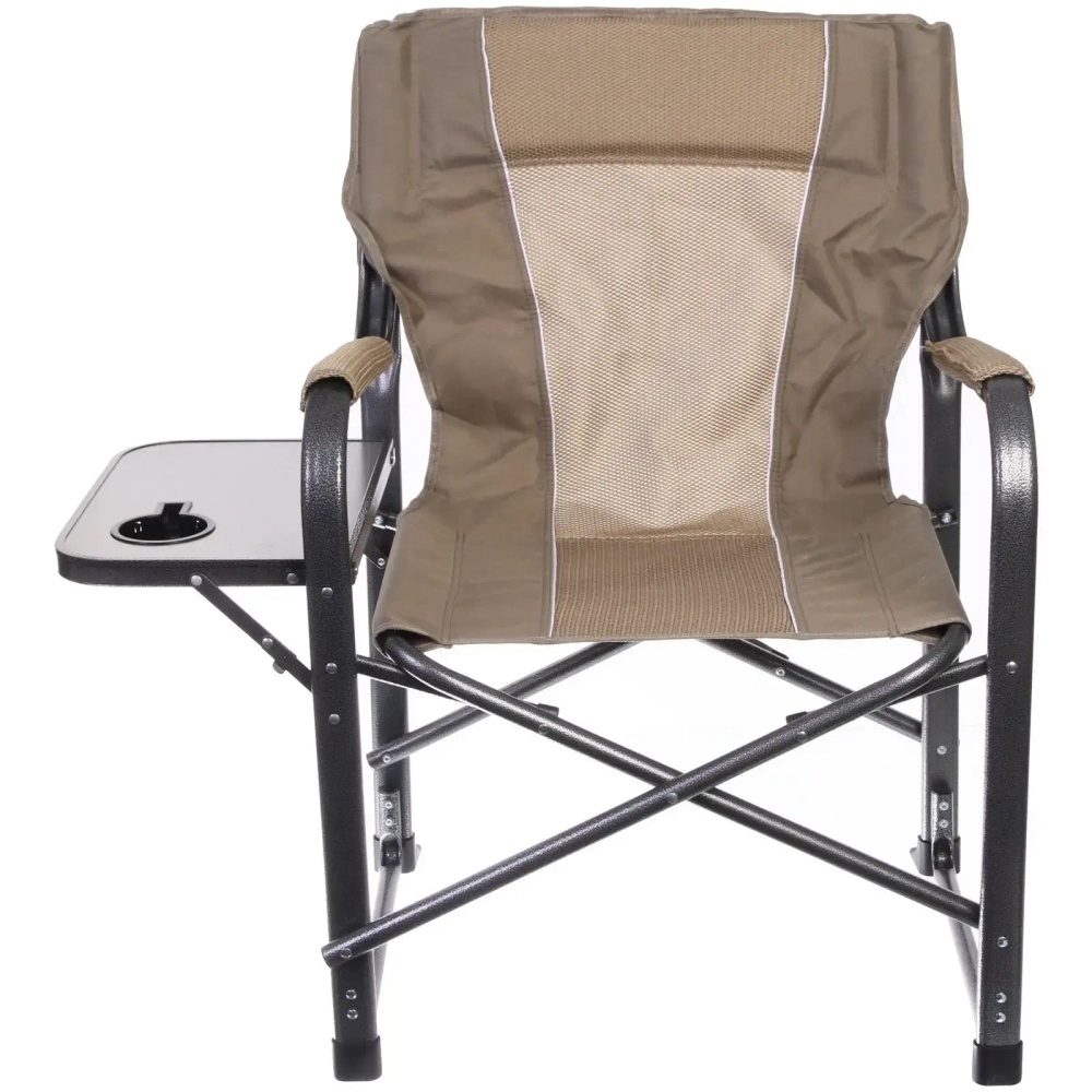 Кресло складное с подлокотниками до 100 кг SJ-0053, 52*62*92 см, цвет: кофейный, ТуристМастер