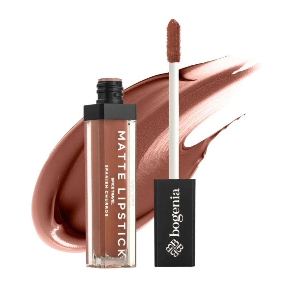 Губная помада Bogenia Velvet Matte Lipstick spice travel