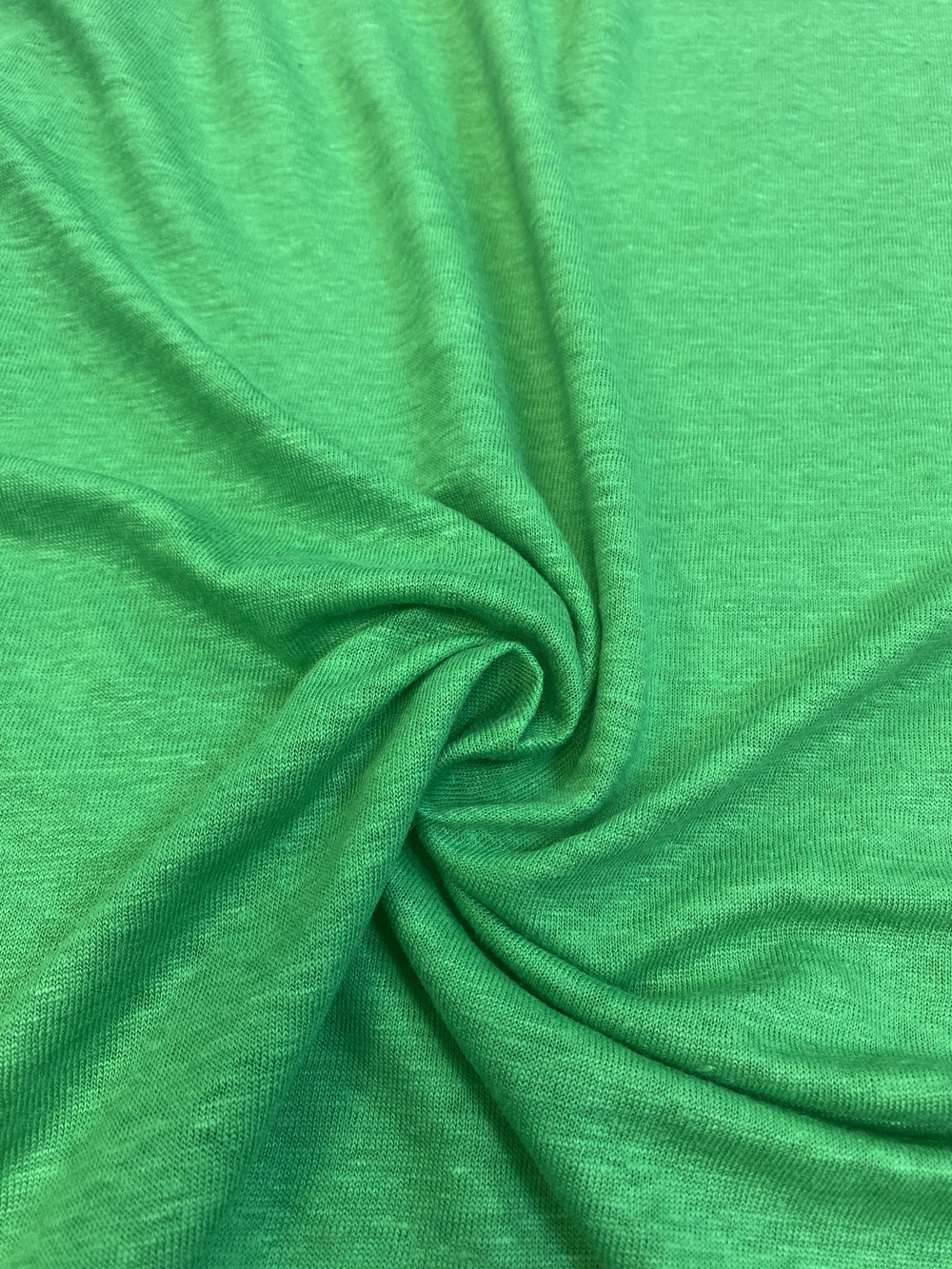 Ткань Трикотажное полотно (Италия) 50% лен 50% хлопок ш-150см цена за отрез 0,8 м