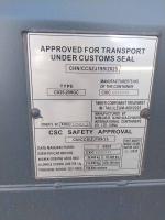 Контейнер 20 футов № XHCU2794163