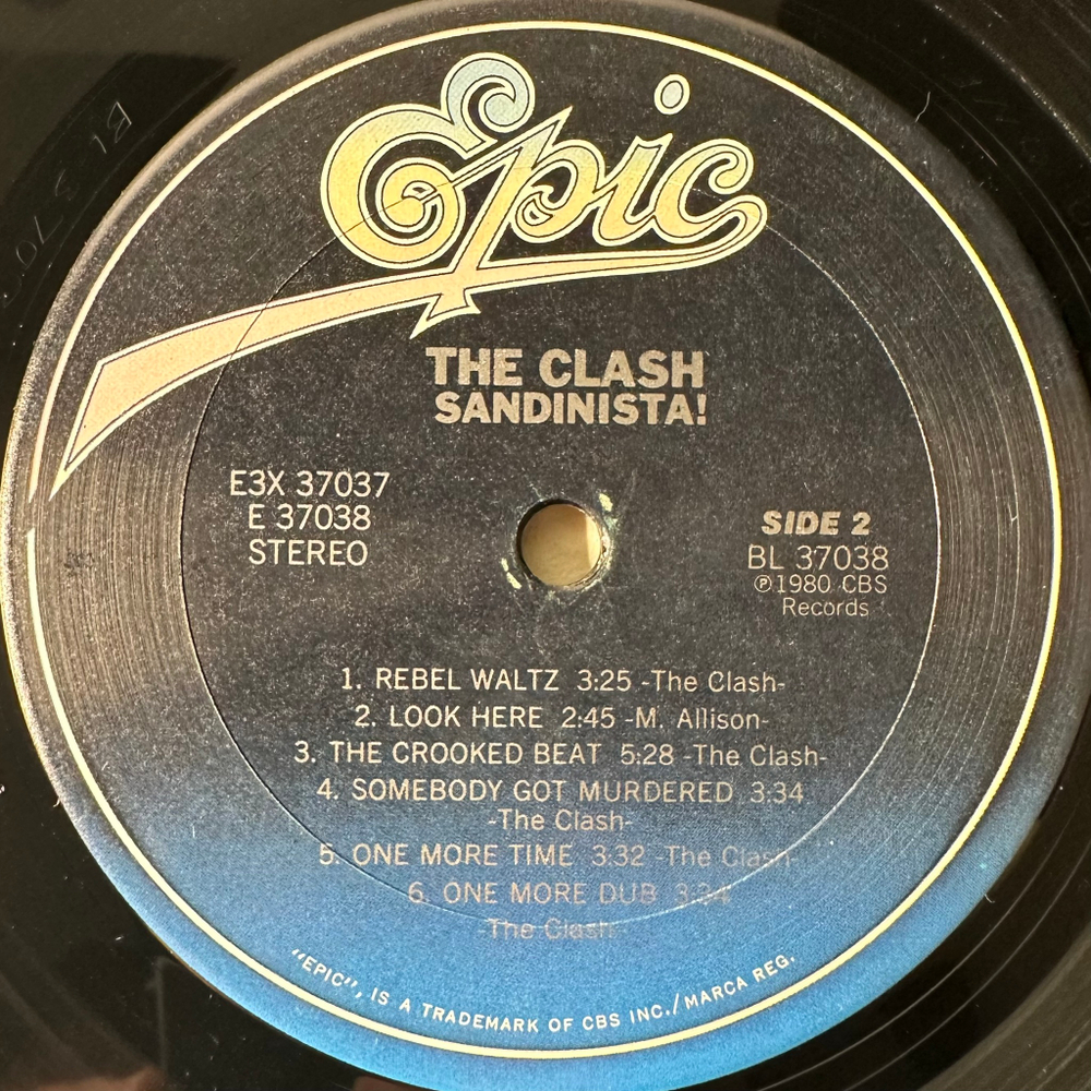 The Clash ‎– Sandinista! 3LP (США 1981г.)