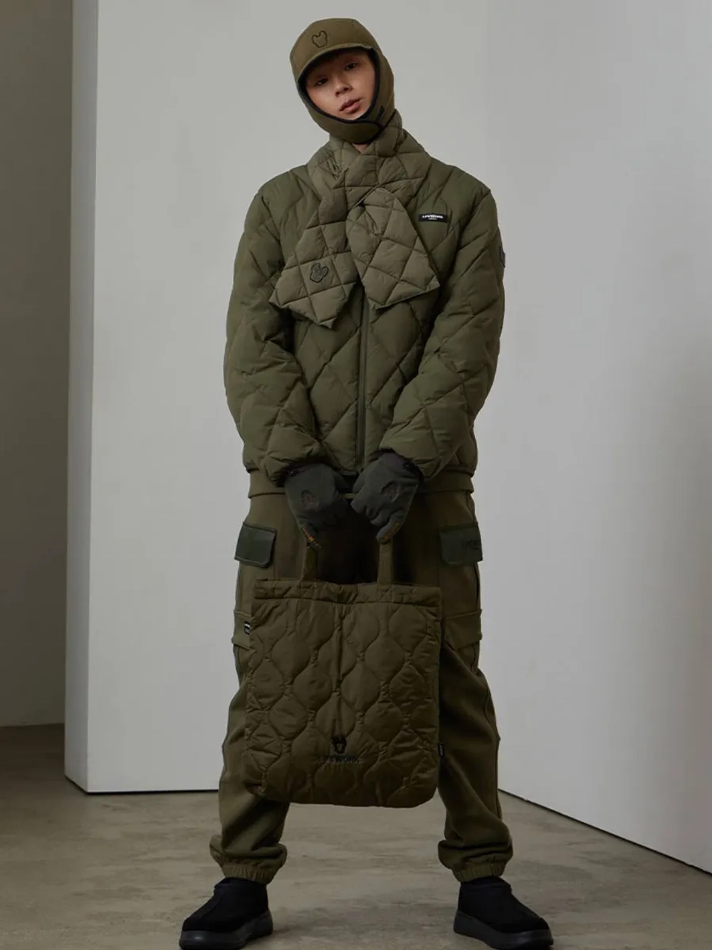 Двустороння шапка-траппер