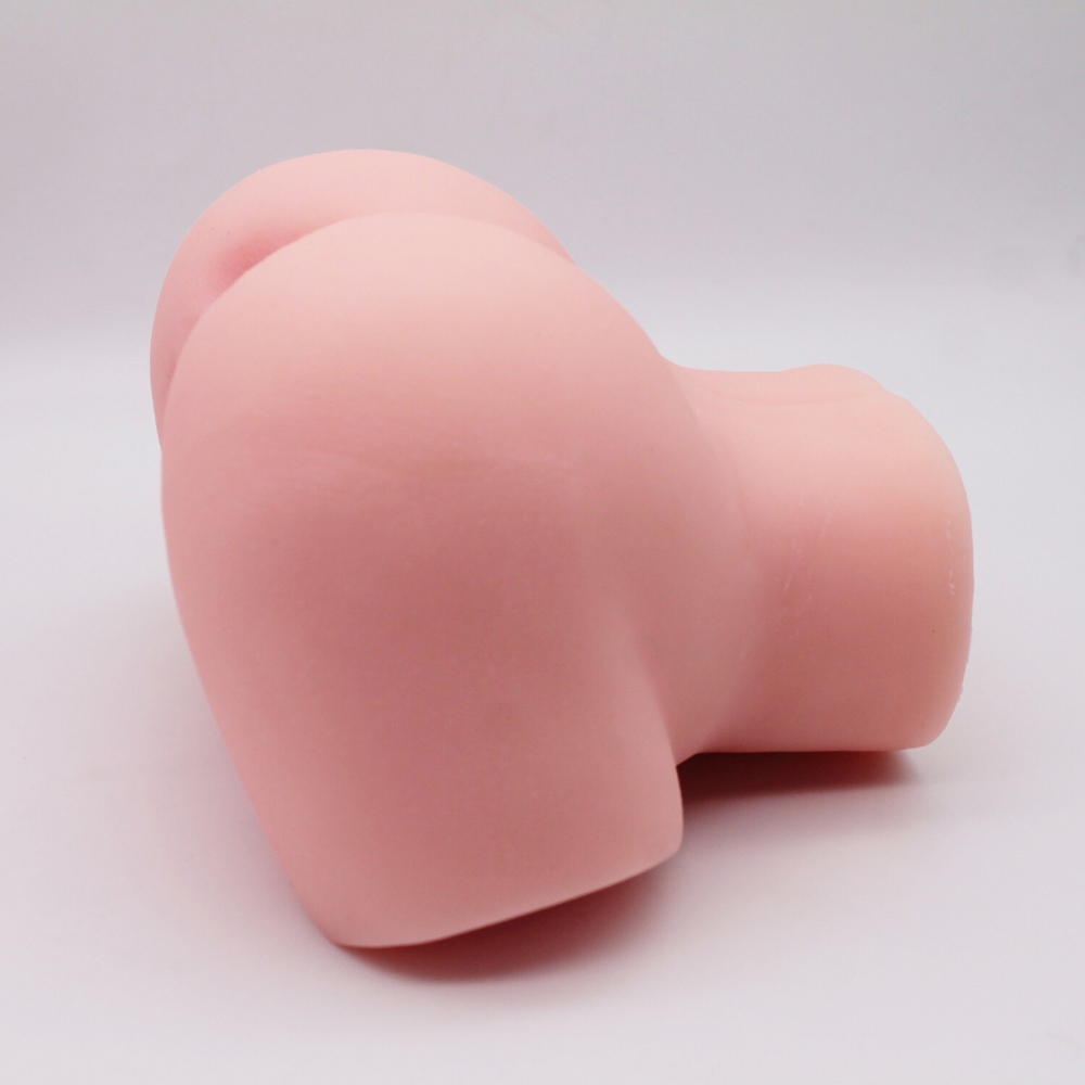 Мастурбатор реалистичный вагина и анус телесный 19 см