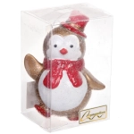 Елочная игрушка «Новогодний пингвинёнок» 8,5*6*10,5 см