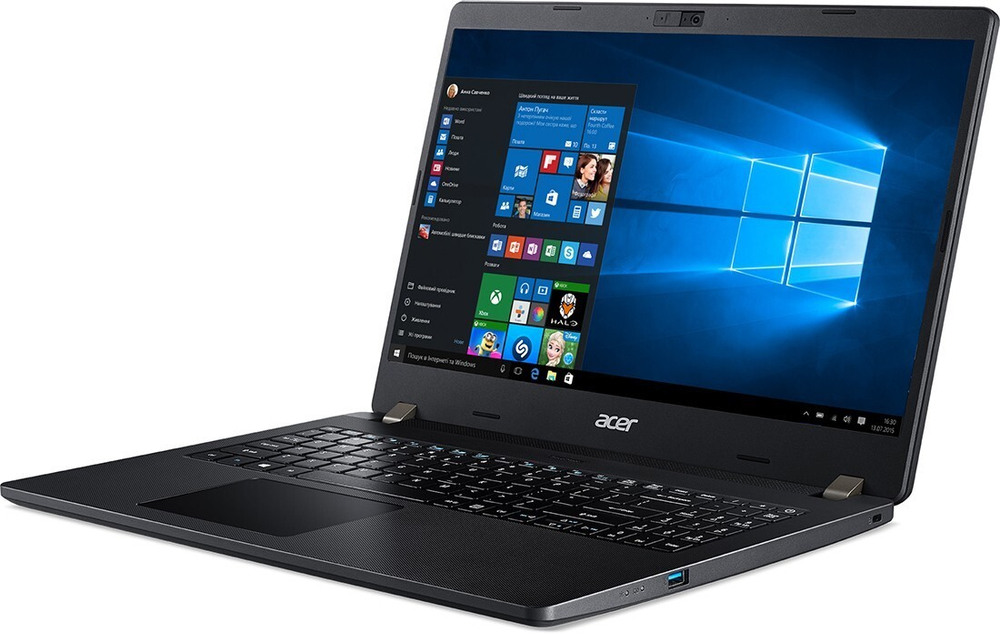 Ноутбук ACER TMP215-52 CI3-10110U 15.6 ;, 1920x1080, Intel Core i3, 10110U, 2 ядра, 2100 МГц, 8 Гб, SSD, 256 Гб, UHD Graphics, NO DVD, Bluetooth, Wi-Fi, Linux, черный NX.VLLER.00R