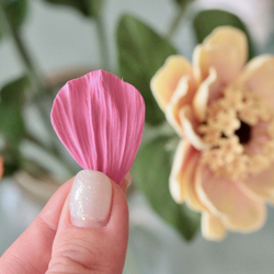 Молд - вайнер Лепесток Космеи / Форма для лепки из полимерной глины / Молд для мыла и воска