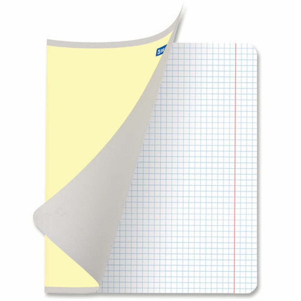 Тетрадь 12 л. BRAUBERG КЛАССИКА NEW клетка, обложка картон, ЖЕЛТАЯ, 105683, 20шт