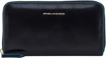 Кошелек женский Piquadro Blue Square черный из натуральной кожи (PD1515B2R/N)