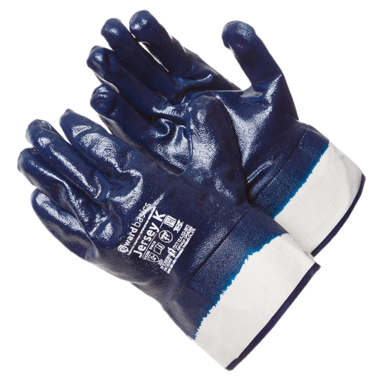 Перчатки Jersey-K (CUP5204) с полным нитриловым покрытием (крага)