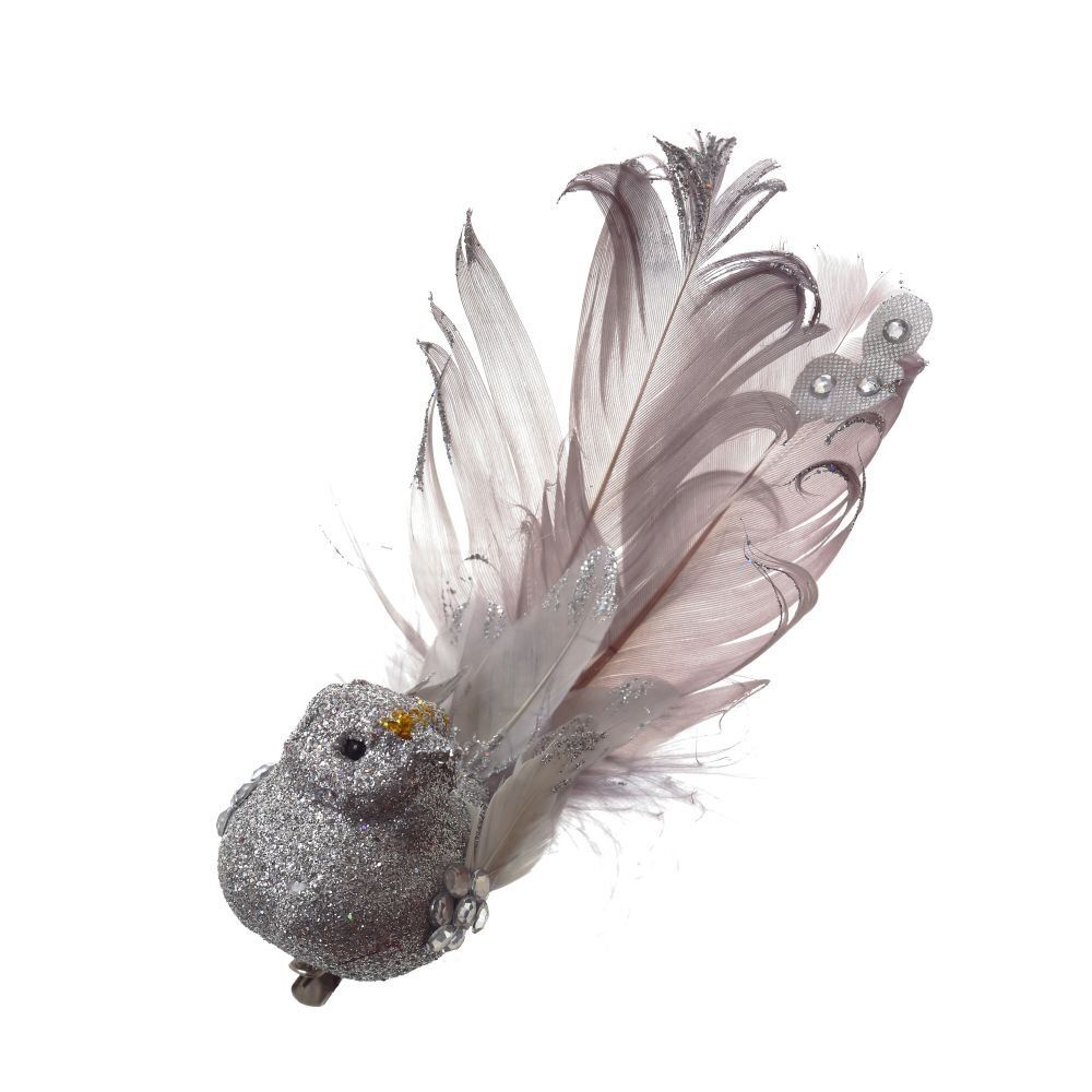 GAEM Изделие декоративное "Птичка" на клипсе, L13 W4 H4,5 см, 3в.