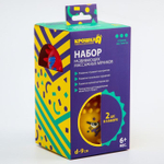 5239088 Набор из твёрдых развивающих массажных мячиков, «Цифры и буквы», 2шт, d=9 см