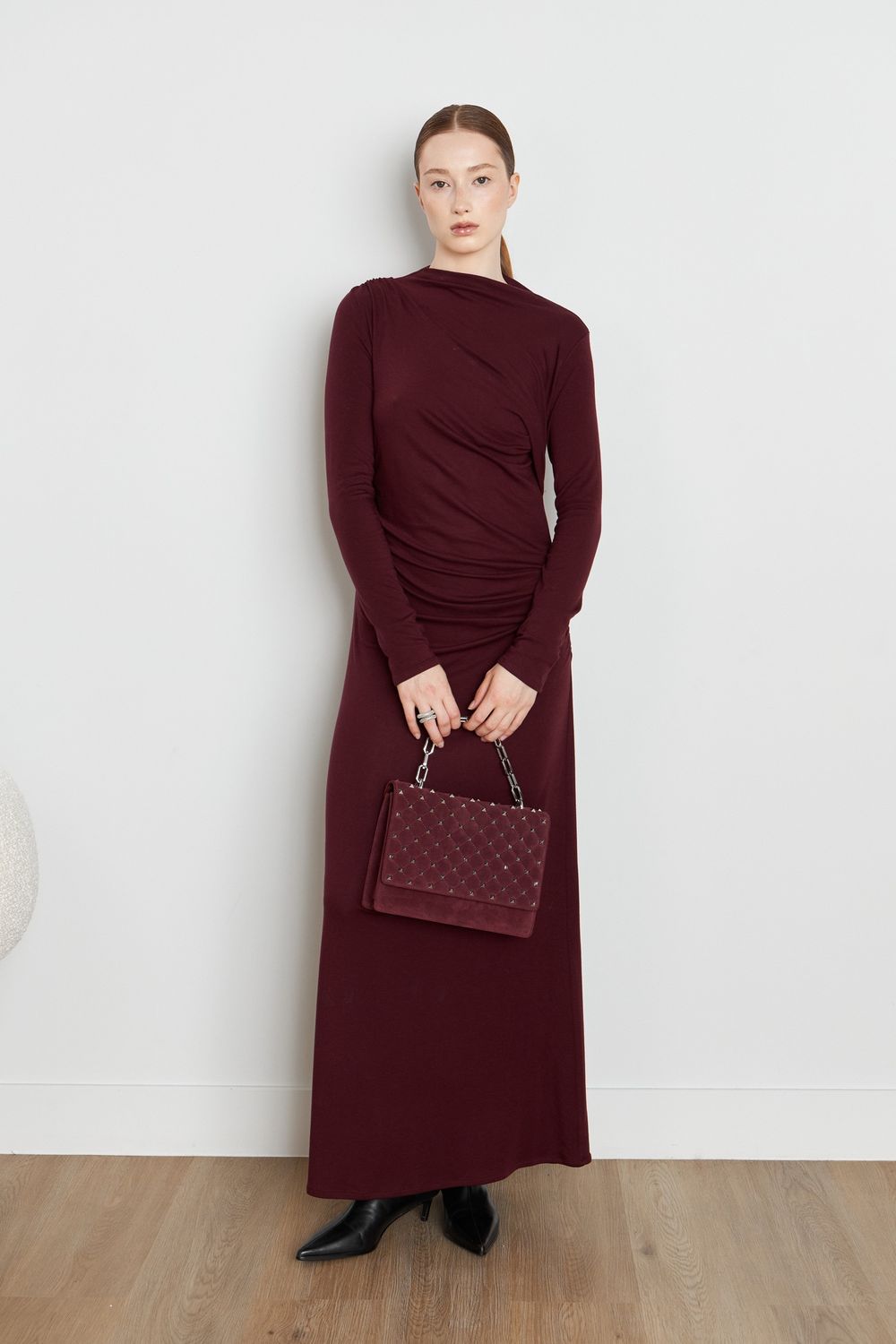 BAD GIRL LARGE BAG BORDO