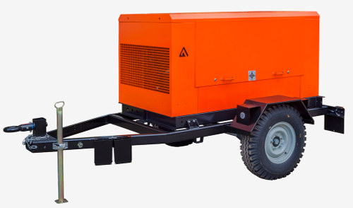 Винтовой компрессор ЗИФ ПВ-8/0,7 на шасси