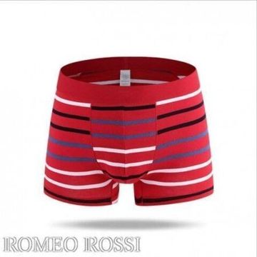 Мужские трусы боксеры красные Romeo Rossi  RR6003-3