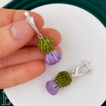 Серьги Чертополох