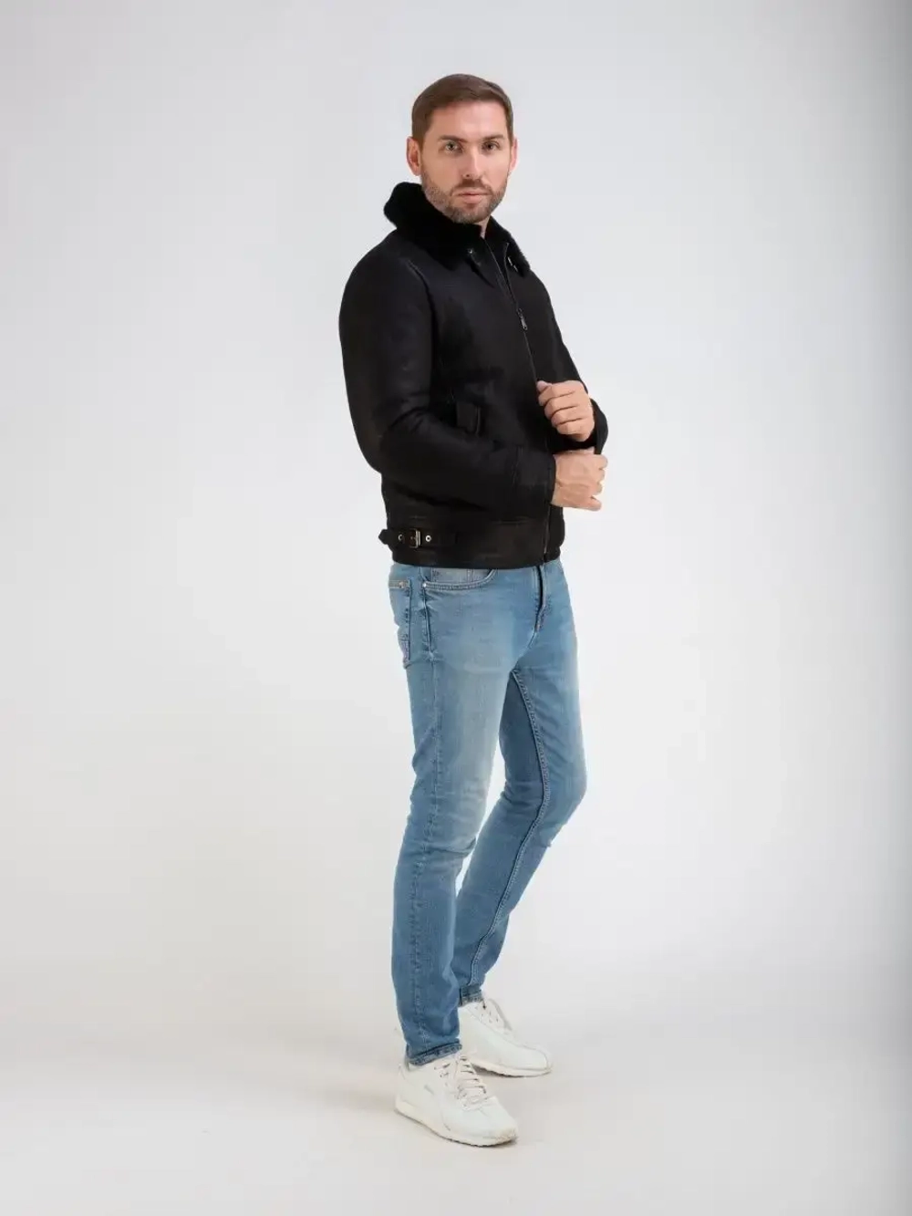 Дубленка мужская зимняя натуральная  Турция