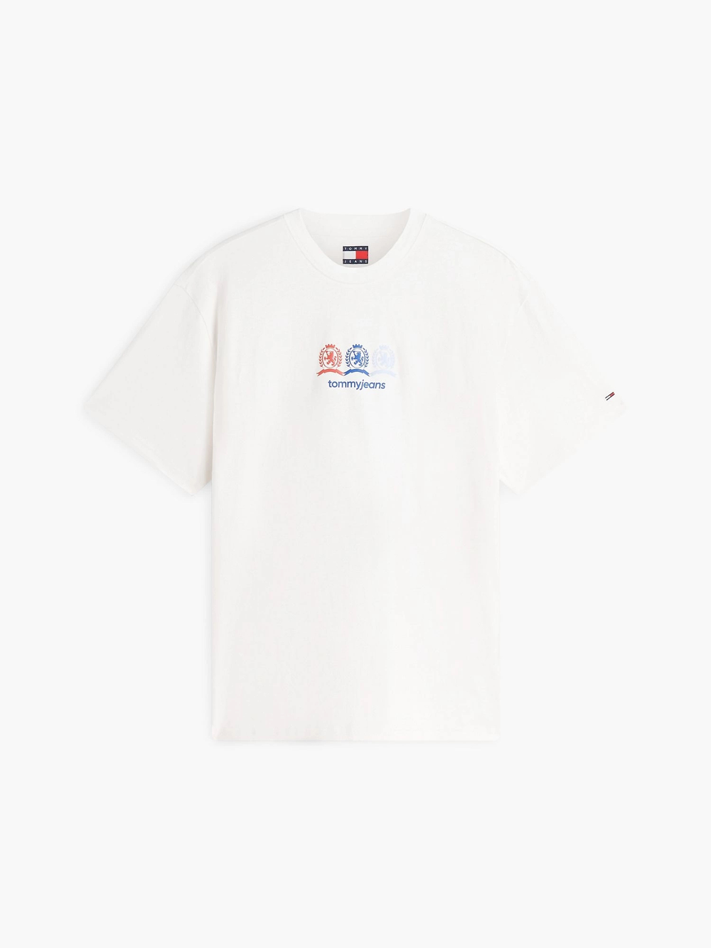 Футболка Tommy Jeans Multi-Crest Logo Ecru