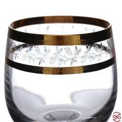 Набор бокалов для вина Crystalite Bohemia Sterna/Klaudie Золотая ветка 150 мл