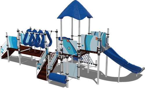 Детский городок Тортуга (комплектация 2, паттерн Fairytale)