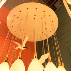 Люстра Cloyd ARGANA C30 / Ø60 см - керамика - E14 - белый (арт.11236)