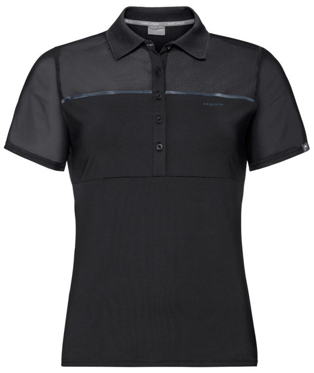 Женское поло Head Performance Polo Shirt W - black