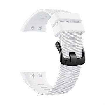 Ремешок для Garmin Forerunner 45 / Garmin SWIM 2 силиконовый (Белый)