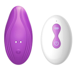 Вибратор в трусики Secwell SW1026Purple, 12,5 см, пульт ДУ