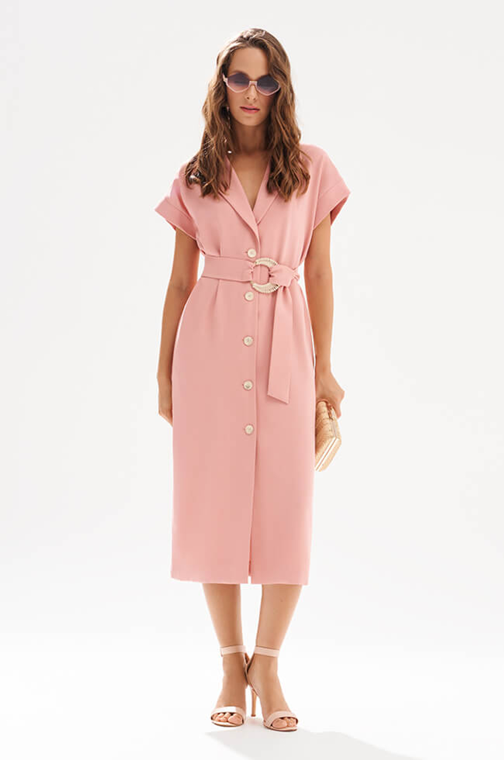 51754 Платье женское (пудрово-розовый)